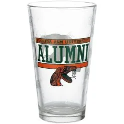 Indigo Falls Florida A&M Rattlers 16oz. Alumni Pint Glass