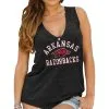 Original Retro Brand Women's Black Arkansas Razorbacks Relaxed Henley V-Neck Tri-Blend Tank Top -Deals Arizona Wildcats Store DSCO1136750286 1007