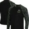Colosseum Men's Black Arkansas Razorbacks OHT Military Appreciation Camo Raglan Long Sleeve T-Shirt -Deals Arizona Wildcats Store DSCO1136766968 1007