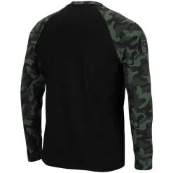 Colosseum Men's Black Arkansas Razorbacks OHT Military Appreciation Camo Raglan Long Sleeve T-Shirt -Deals Arizona Wildcats Store DSCO1136766968 1007 ALT3
