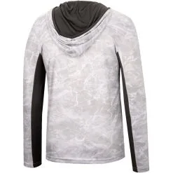 Colosseum Men's White Arkansas Razorbacks Mossy Oak SPF 50 Performance Long Sleeve Hoodie T-Shirt -Deals Arizona Wildcats Store DSCO1136769127 3550 ALT3