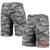Men's Concepts Sport Charcoal/Gray Arkansas Razorbacks Camo Backup Terry Jam Lounge Shorts -Deals Arizona Wildcats Store DSCO1136770204 1904