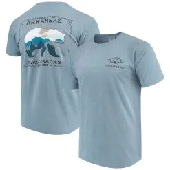 Image One Men's Blue Arkansas Razorbacks State Scenery Comfort Colors T-Shirt -Deals Arizona Wildcats Store DSCO1136773585 1191 ALT1