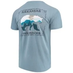 Image One Men's Blue Arkansas Razorbacks State Scenery Comfort Colors T-Shirt -Deals Arizona Wildcats Store DSCO1136773585 1191 ALT3