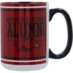 Indigo Falls Arkansas Razorbacks 15oz. Java Alumni Mug