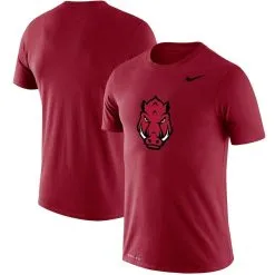 Nike Men's Cardinal Arkansas Razorbacks School Secondary Logo Legend Performance T-Shirt