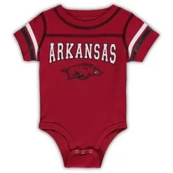 Colosseum Newborn & Infant Cardinal Arkansas Razorbacks Chocolate Bodysuit & Bib Set -Deals Arizona Wildcats Store DSCO1136793952 4633 ALT2