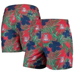 FOCO Men's Red Arizona Wildcats Swimming Trunks