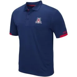 Colosseum Men's Navy Arizona Wildcats Logo Santry Polo -Deals Arizona Wildcats Store DSCO1137452522 1320 ALT2
