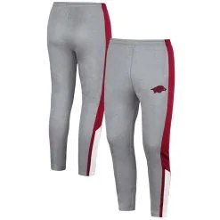 Colosseum Men's Gray Arkansas Razorbacks Up Top Pants