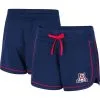 Colosseum Women's Heathered Navy Arizona Wildcats Lil Sebastian Tri-Blend Shorts -Deals Arizona Wildcats Store DSCO1137456462 SXT5