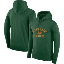 Nike X LeBron James Men's X LeBron James Green Florida A&M Rattlers Performance Pullover Hoodie