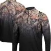 Colosseum Men's Black Arizona Wildcats Mossy Oak Fleet II Quarter-Zip Jacket -Deals Arizona Wildcats Store DSCO1137693960 1007