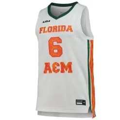 Nike X LeBron James Men's X LeBron James White Florida A&M Rattlers Replica Basketball Jersey -Deals Arizona Wildcats Store DSCO1137813425 3550 ALT2