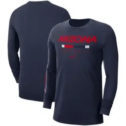 Nike Men's Navy Arizona Wildcats Word Long Sleeve T-Shirt