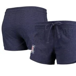 Colosseum Women's Heathered Navy Arizona Wildcats Simone Lounge Shorts