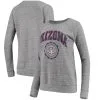 Pressbox Women's Heathered Gray Arizona Wildcats Edith Vintage Knobi Pullover Sweatshirt -Deals Arizona Wildcats Store DSCO1138396229 1927