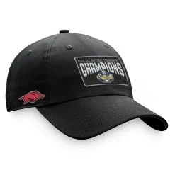 Top Of The World Men's Black Arkansas Razorbacks 2022 SEC Softball Conference Tournament S Crew Adjustable Hat