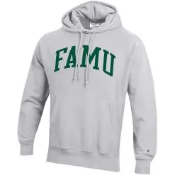Champion Men's Gray Florida A&M Rattlers Tall Arch Pullover Hoodie -Deals Arizona Wildcats Store DSCO1138725805 1927 ALT2