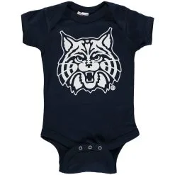 Two Feet Ahead Infant Navy Arizona Wildcats Big Logo Bodysuit