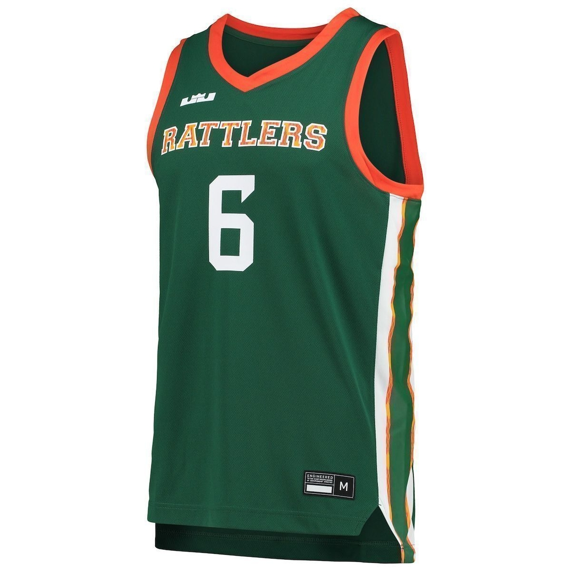 Nike X LeBron James Men's X LeBron James Green Florida A&M Rattlers Replica Basketball Jersey 5 Nike X LeBron James Men's X LeBron James Green Florida A&M Rattlers Replica Basketball Jersey - Image 3