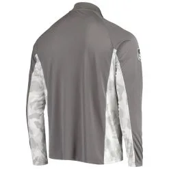 Colosseum Men's Gray/Camo Arizona Wildcats OHT Military Appreciation Swoop Quarter-Zip Jacket -Deals Arizona Wildcats Store DSCO1139622209 1927 ALT3