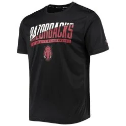 Champion Men's Black Arkansas Razorbacks Wordmark Slash T-Shirt -Deals Arizona Wildcats Store DSCO1140226534 1007 ALT2