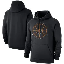 Nike Men's Black Florida A&M Rattlers Basketball Icon Club Fleece Pullover Hoodie