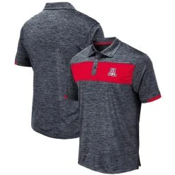 Colosseum Men's Navy Arizona Wildcats Nelson Polo
