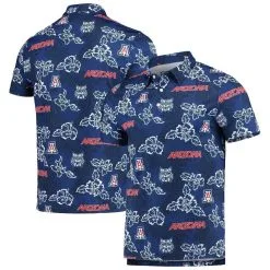 Deals Arizona Wildcats Store 3 Reyn Spooner Men's Navy Arizona Wildcats Performance Polo
