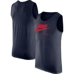 Nike Men's Navy Arizona Wildcats Futura Performance Scoop Neck Tank Top