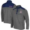 Men's Colosseum Heathered Charcoal/Navy Arizona Wildcats Huff Snap Pullover -Deals Arizona Wildcats Store DSCO1142289278 4135