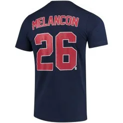 Original Retro Brand Men's Mark Melancon Navy Arizona Wildcats Baseball Name & Number T-Shirt -Deals Arizona Wildcats Store DSCO1142447124 1320 ALT3