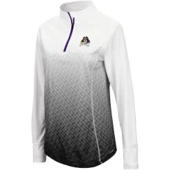 Women's Colosseum Black ECU Pirates Magic Ombre Quarter-Zip Raglan Jacket -Deals Arizona Wildcats Store DSCO1142688466 PH23 ALT2