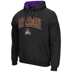 Colosseum Men's Black ECU Pirates Arch And Logo Pullover Hoodie -Deals Arizona Wildcats Store DSCO1143782924 1007 ALT2