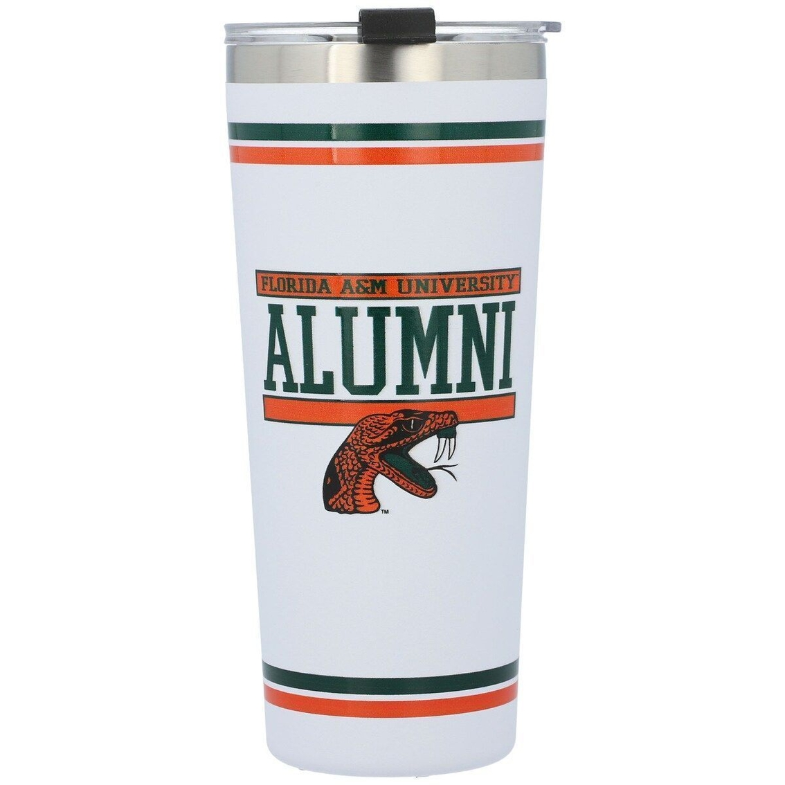 Indigo Falls Florida A&M Rattlers 24oz. Alumni Stainless Steel Tumbler 4 Indigo Falls Florida A&M Rattlers 24oz. Alumni Stainless Steel Tumbler - Image 2