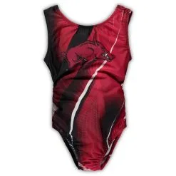 Foxy's Leotards Girls Youth Cardinal Arkansas Razorbacks Leotard