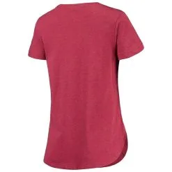 Women's Colosseum Heathered Cardinal Arkansas Razorbacks PoWered By Title IX T-Shirt -Deals Arizona Wildcats Store DSCO1143783720 4633 ALT3