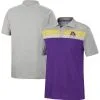 Colosseum Men's Purple/Heathered Gray ECU Pirates Caddie Polo -Deals Arizona Wildcats Store DSCO1144960117 2729