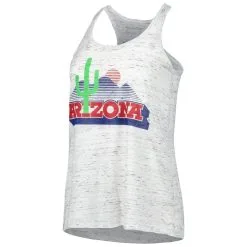 Homefield Women's Ash Arizona Wildcats Vintage Racerback Tank Top -Deals Arizona Wildcats Store DSCO1144960499 4097 ALT2