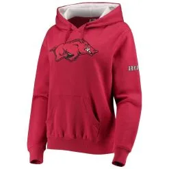 Women's Stadium Athletic Cardinal Arkansas Razorbacks Big Logo Pullover Hoodie -Deals Arizona Wildcats Store DSCO1145171145 4633 ALT2