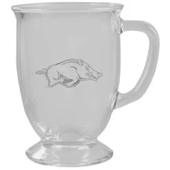The Memory Company Arkansas Razorbacks 16oz. Etched Cafe Mug -Deals Arizona Wildcats Store DSCO1145359781 0000 ALT1