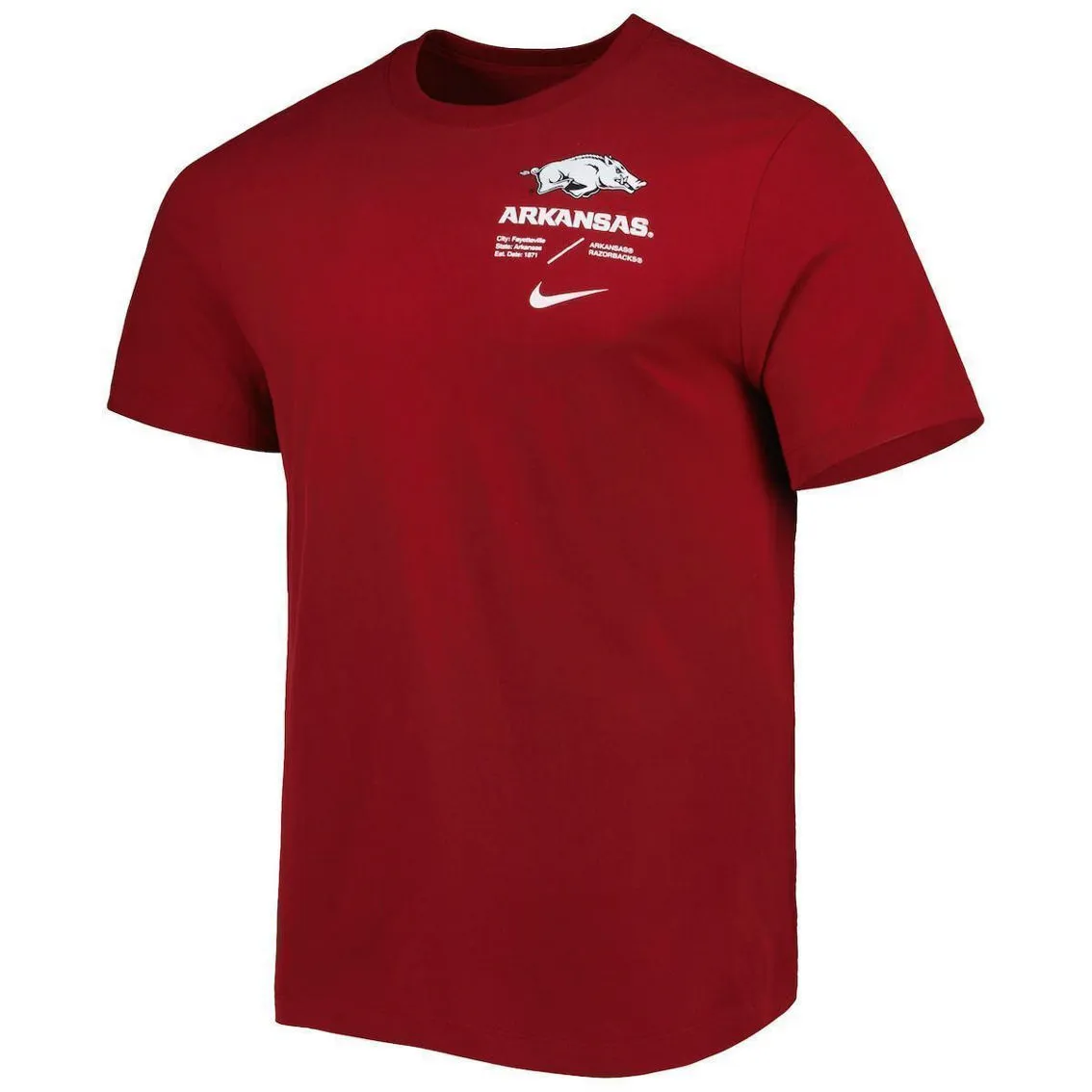 Nike Men's Cardinal Arkansas Razorbacks Team Practice Performance T-Shirt 5 Nike Men's Cardinal Arkansas Razorbacks Team Practice Performance T-Shirt - Image 3