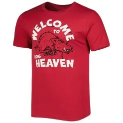 Homefield Men's Heathered Cardinal Arkansas Razorbacks Heaven Vintage T-Shirt -Deals Arizona Wildcats Store DSCO1146145925 4633 ALT2