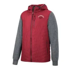 Colosseum Men's Cardinal Arkansas Razorbacks Course Herringbone Full-Zip Hoodie -Deals Arizona Wildcats Store DSCO1146145933 4633 ALT2