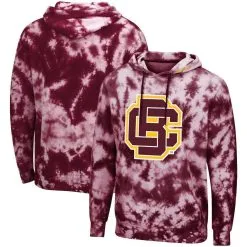 Colosseum Men's Maroon Bethune-Cookman Wildcats Tie-Dye Pullover Hoodie