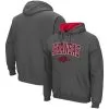 Colosseum Men's Charcoal Arkansas Razorbacks Arch & Logo 3.0 Pullover Hoodie -Deals Arizona Wildcats Store DSCO1146287634 1904