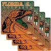 Indigo Falls Florida A&M Rattlers Four-Pack Specialty Coaster Set -Deals Arizona Wildcats Store DSCO1146832584 INDINC