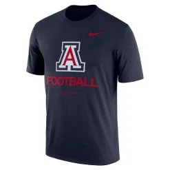 Nike Men's Heathered Navy Arizona Wildcats Team Football Legend T-Shirt -Deals Arizona Wildcats Store DSCO1147306634 SXT5 ALT2