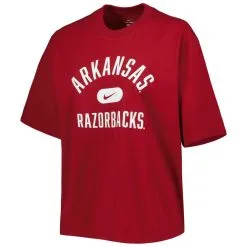 Nike Women's Cardinal Arkansas Razorbacks Clean Team Boxy T-Shirt -Deals Arizona Wildcats Store DSCO1147886309 4633 ALT2